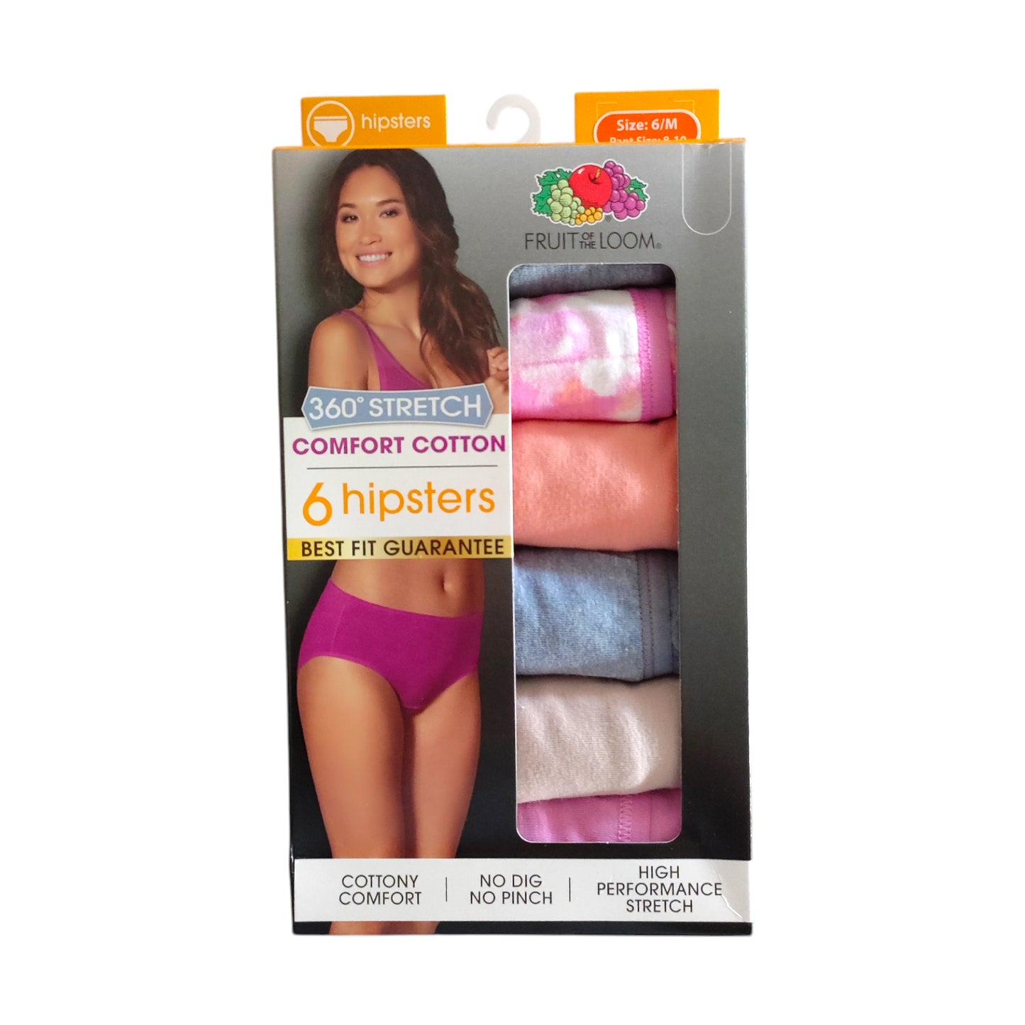 FOTL Hipsters Dama 360 Stretch Comfort x6
