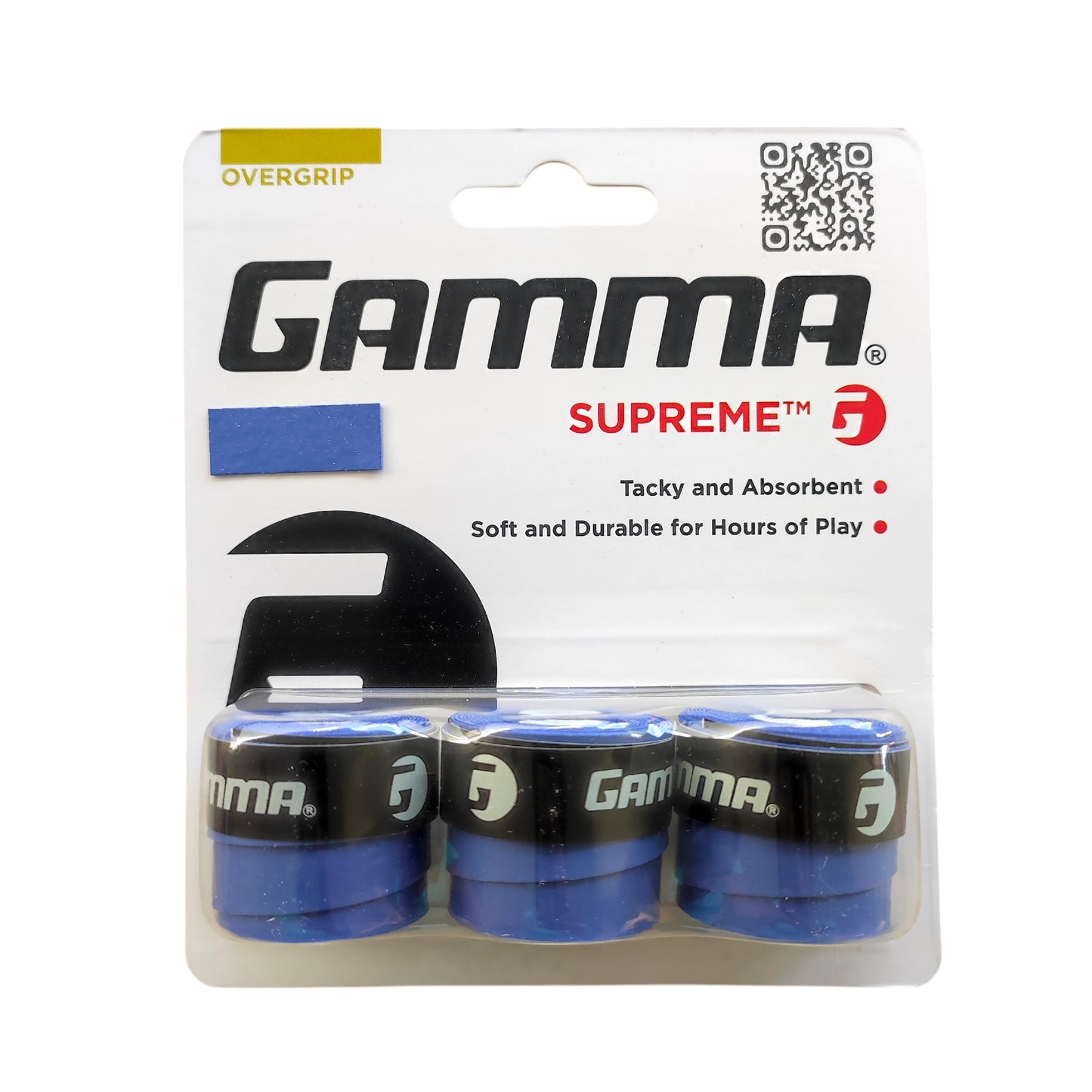 Gamma Supreme overgrip Blue