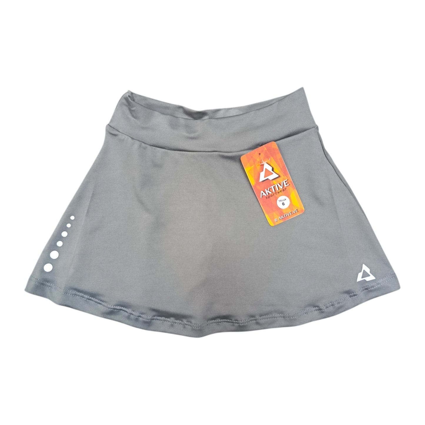Aktive Falda Niña Gris