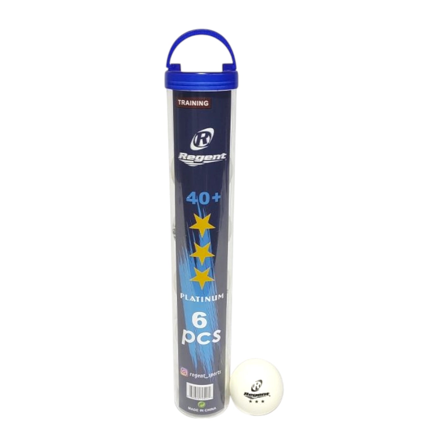Regent Pelota de Ping Pong Blanca x6