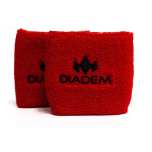 Diadem Wristbands 2.75" Single Wide Red